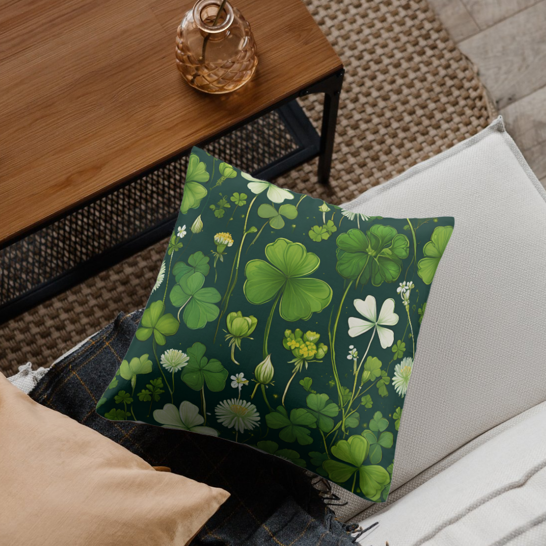 Four-Leaf Clover Pattern – Digital Download for St. Patrick’s Day Décor, Gifts & DIY Projects - ForArtHunters