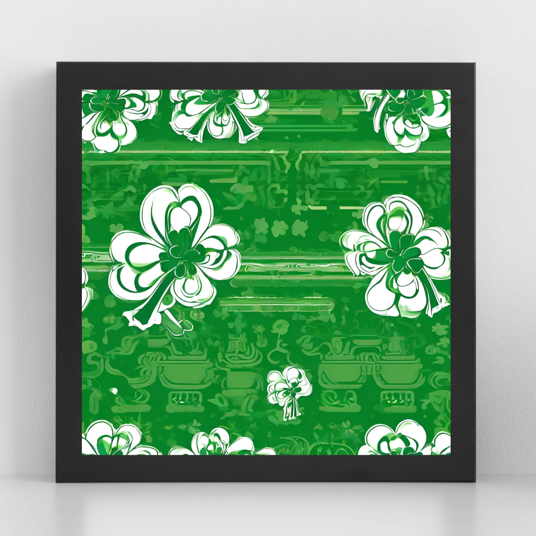 Lucky Clover Pattern – St. Patrick’s Day Décor and Creative Digital Download for DIY Crafts and Gifts - ForArtHunters