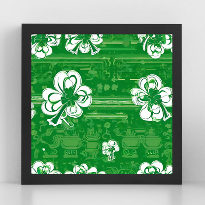 Lucky Clover Pattern – St. Patrick’s Day Décor and Creative Digital Download for DIY Crafts and Gifts - ForArtHunters