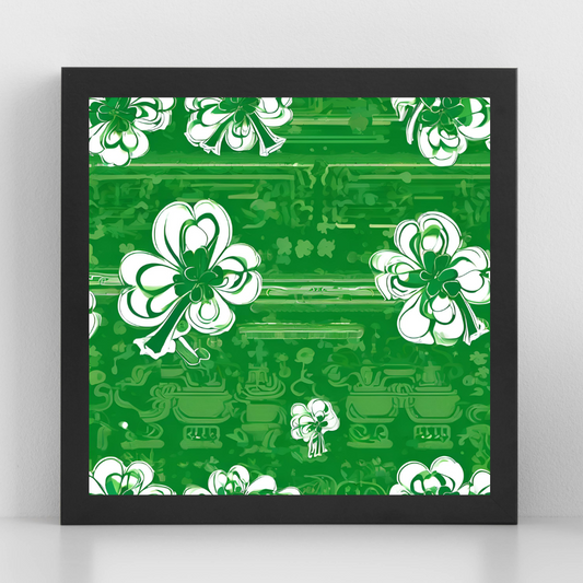 Lucky Clover Pattern – St. Patrick’s Day Décor and Creative Digital Download for DIY Crafts and Gifts - ForArtHunters