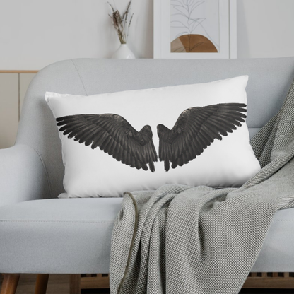 Black Angel Wings Digital Art | Spiritual Wall Décor, DIY Crafts and Meaningful Gifts for Modern Interiors Gift - ForArtHunters