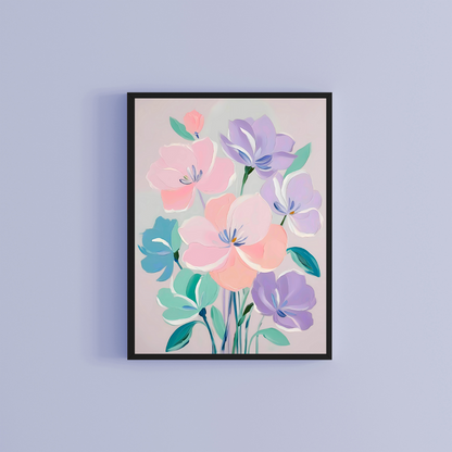  Instant download floral print for bedrooms, nurseries, and cozy spaces.